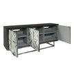 Pulaski Furniture Hand Painted 3 Door Credenza