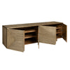 Pulaski Furniture Four Door Geometric Design Console