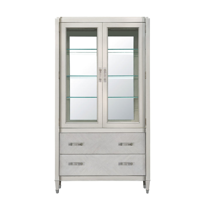 Pulaski Furniture Zoey Glass Door China Cabinet with Drawers