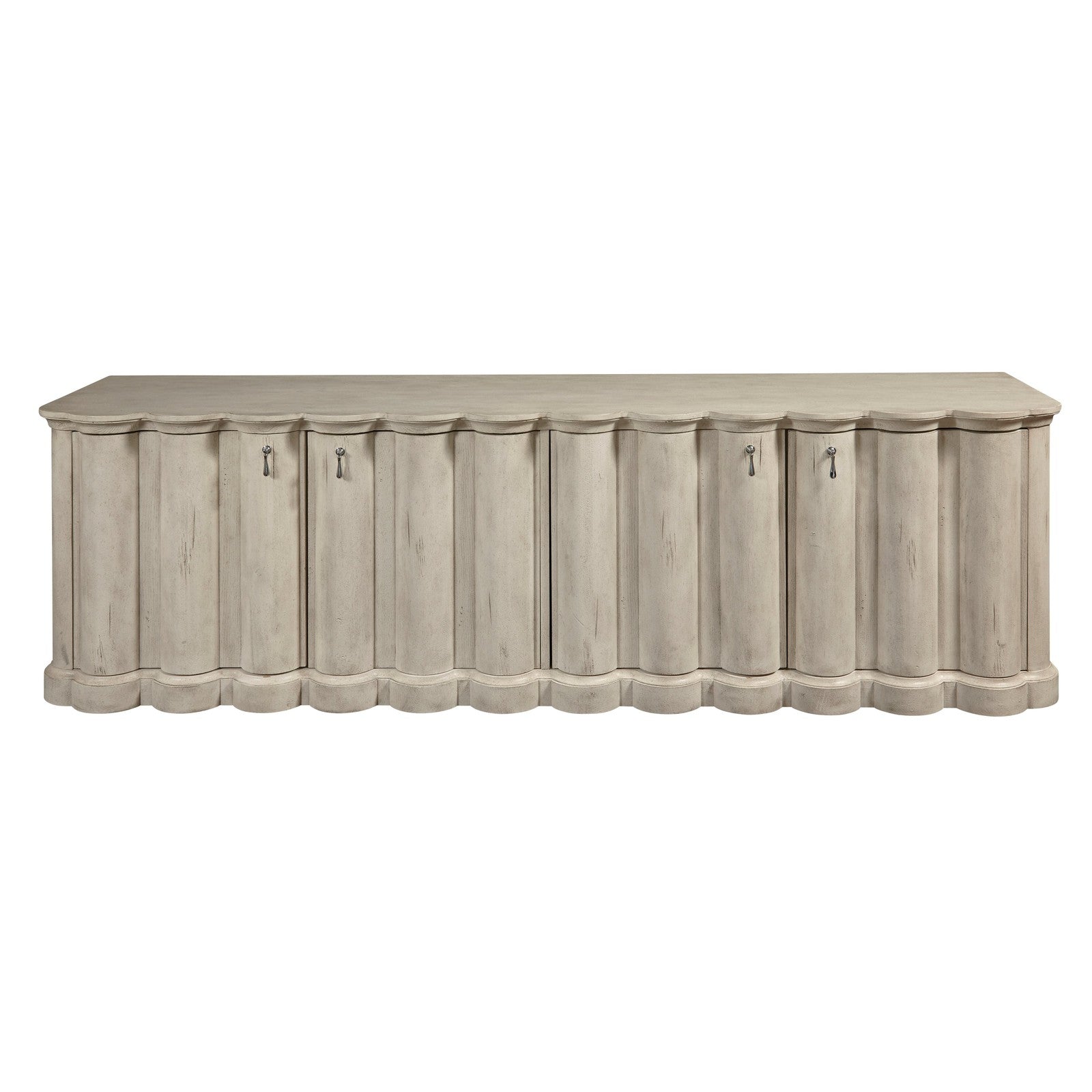 Pulaski Furniture Mid-Century 4 Door Entertainment Credenza