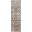 Feizy Mynka 39ICF Transitional Diamond in Tan/Taupe/Ivory
