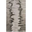 Feizy Micah 39LQF Modern Abstract Rug in Gray/Taupe/Ivory