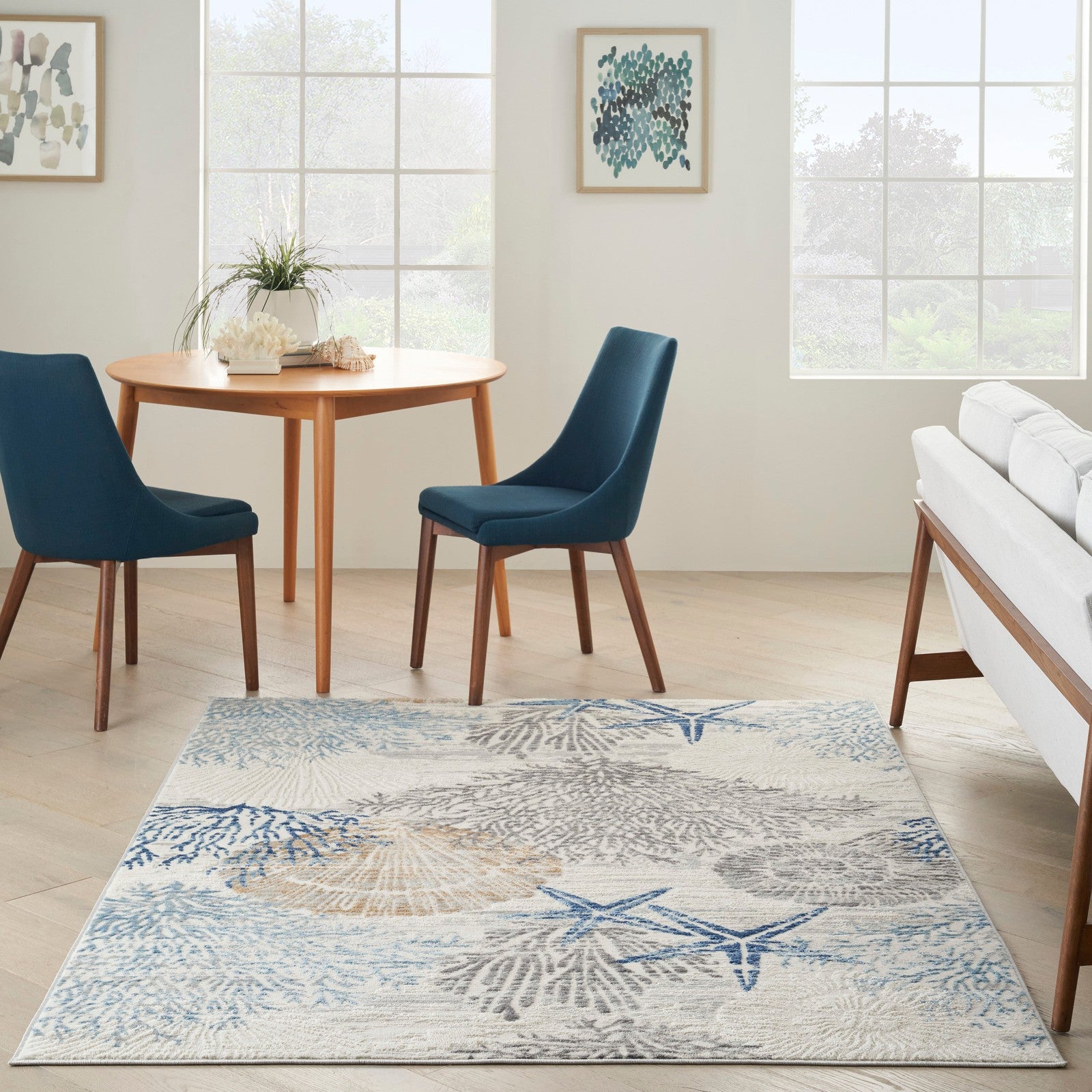 Nourison Seaside SDS04 Coastal, Nautical & Beach Indoor Rug