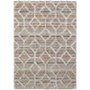 Feizy Mynka 39ICF Transitional Diamond in Tan/Taupe/Ivory