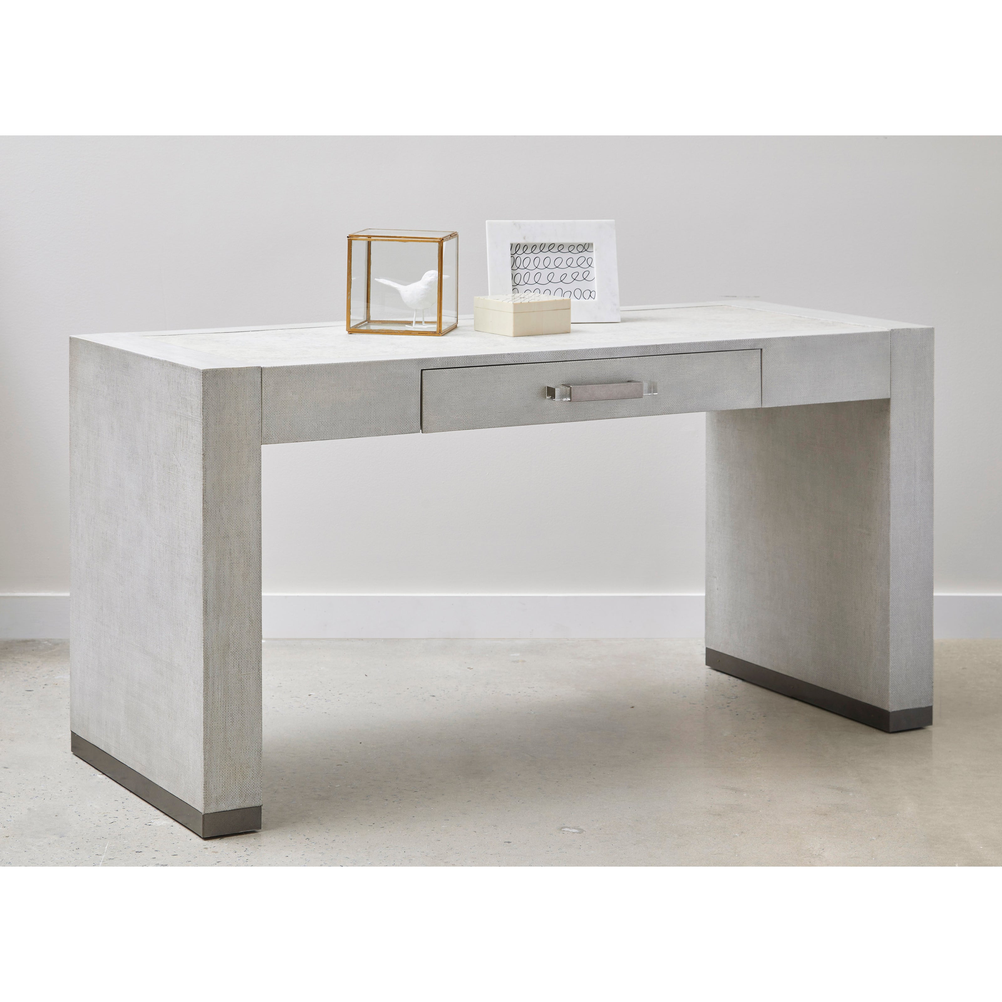 Pulaski Furniture Accents Stone-Textured Writing Desk with Keyboard Tray