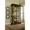 Pulaski Furniture PFC Curios Lighted Sliding Door 4 Shelf Curio Cabinet