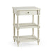 Jonathan Charles White Pileus Nightstand