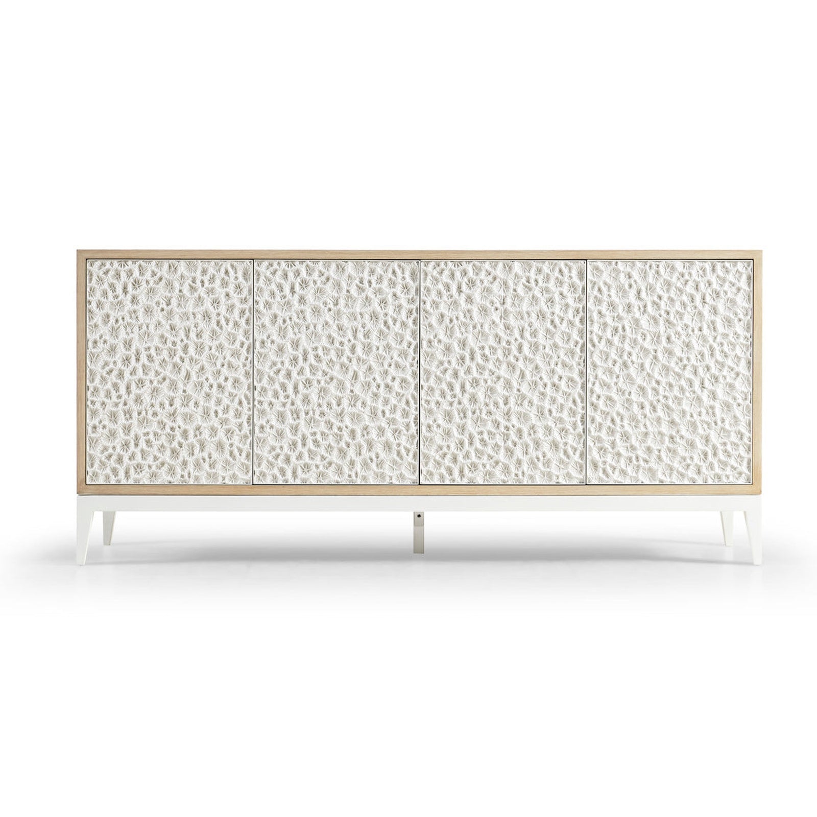 Jonathan Charles Pelagic Cast Metal Credenza