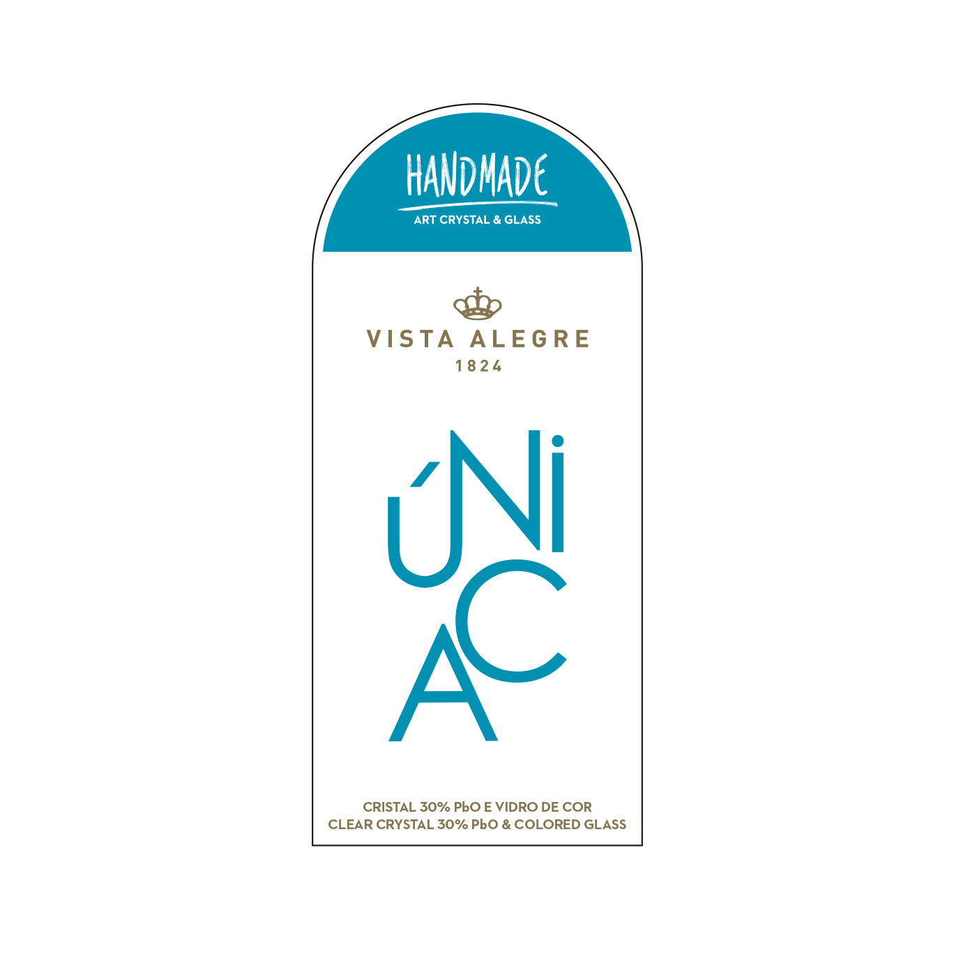 Vista Alegre unica Case with Centrepiece Trilogy Blue