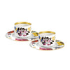 Vista Alegre Christian Lacroix - Primavera Coffee Cups & Saucers By Christian Lacroix - Set of 2