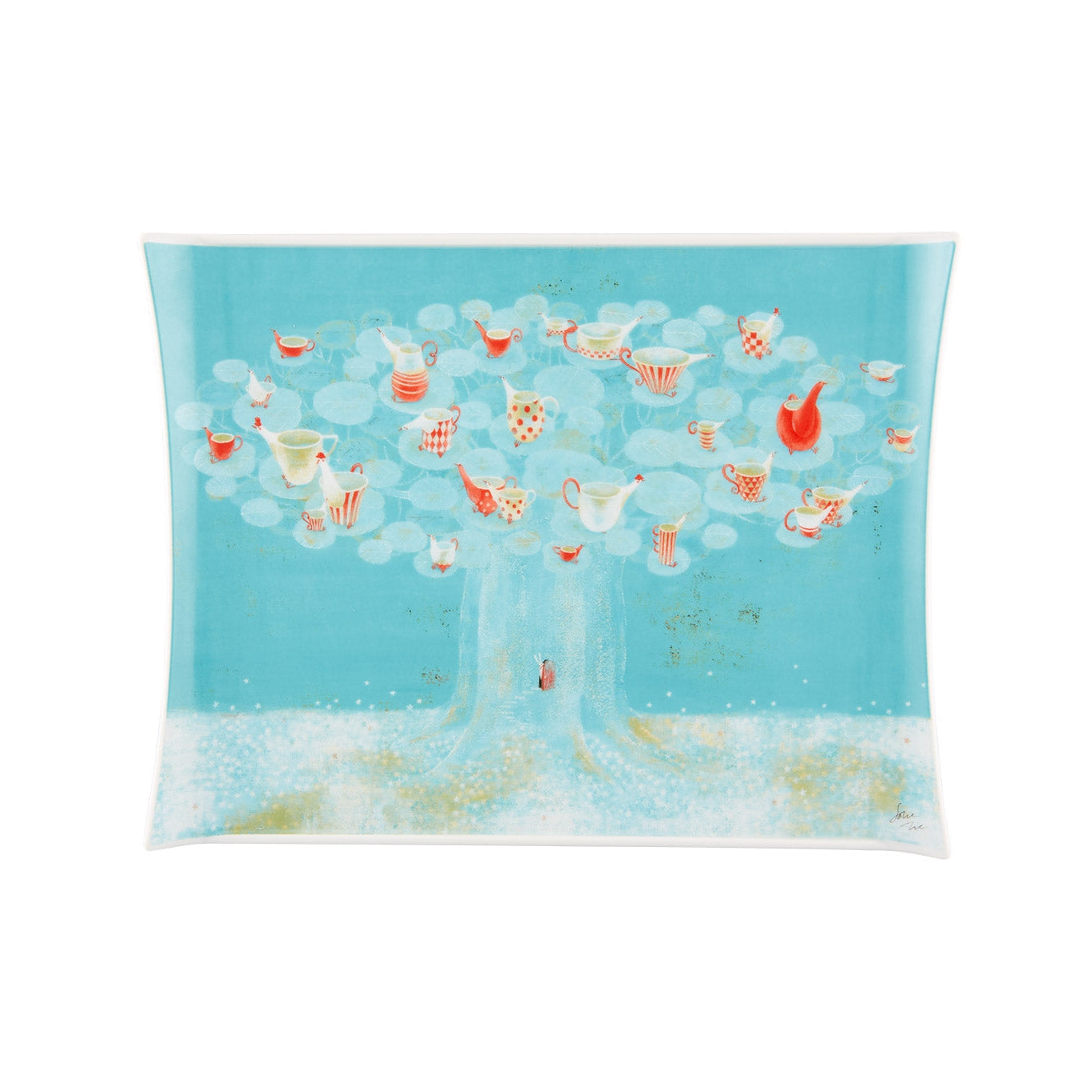 Vista Alegre 2I Rectangular Plate By Satoe Tone