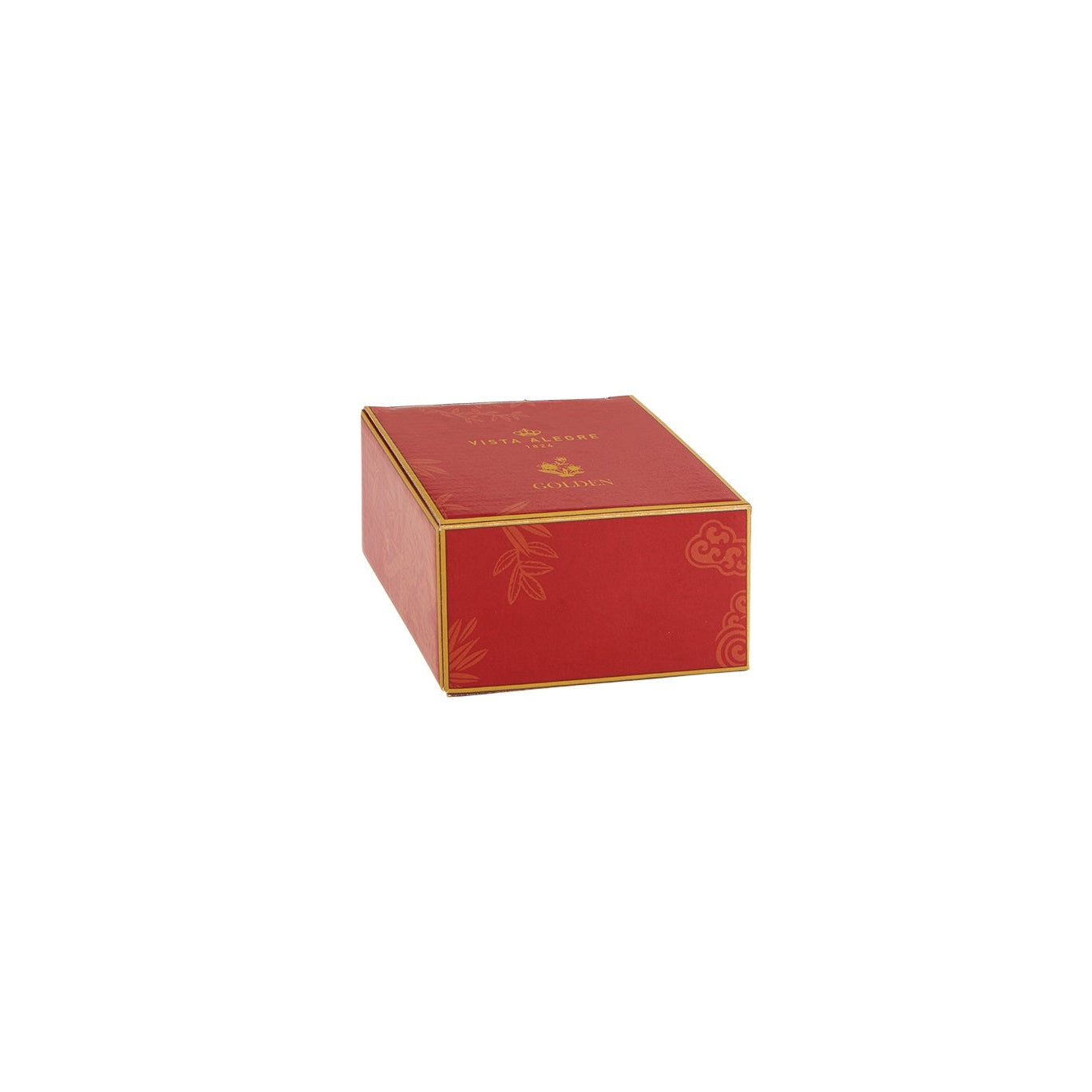 Vista Alegre Golden Large Round Box Sheep