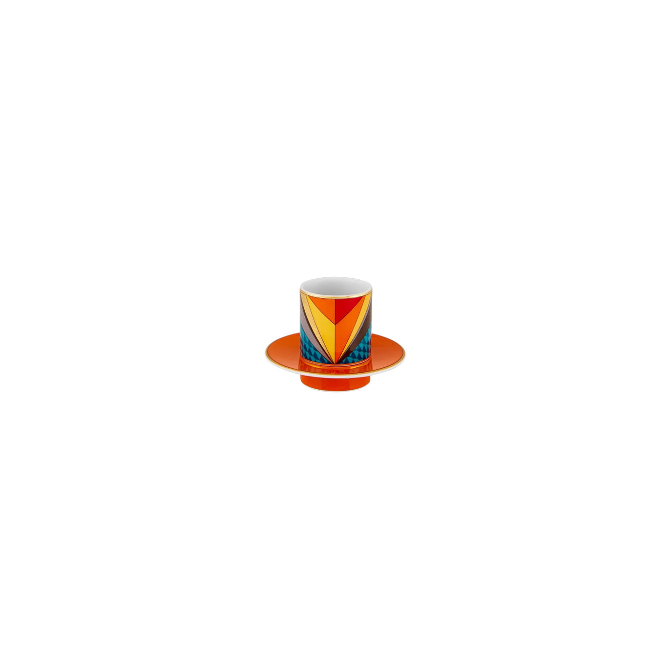 Vista Alegre Futurismo Espresso Cups And Saucers - Set of 4