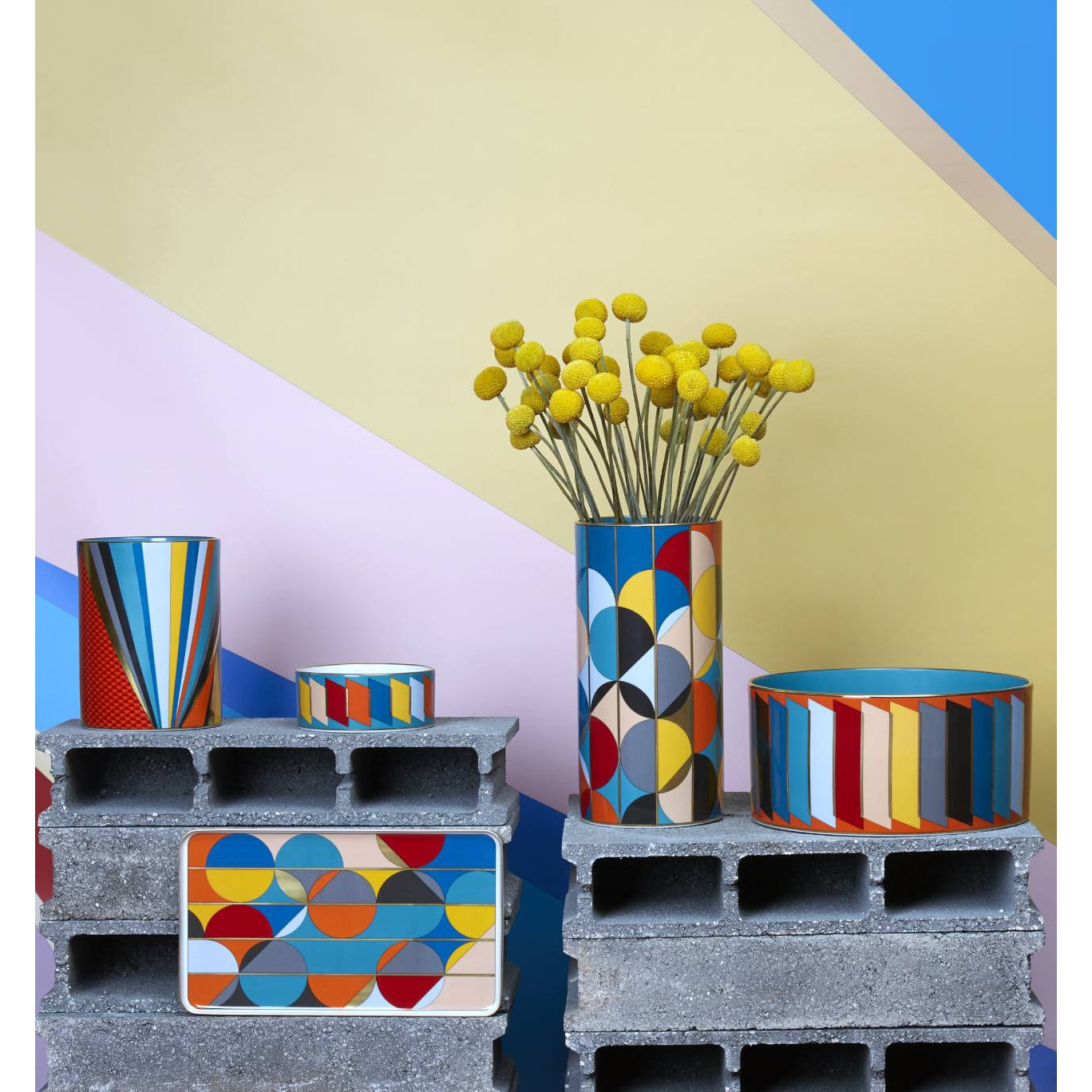 Vista Alegre Futurismo Rectangular Tray
