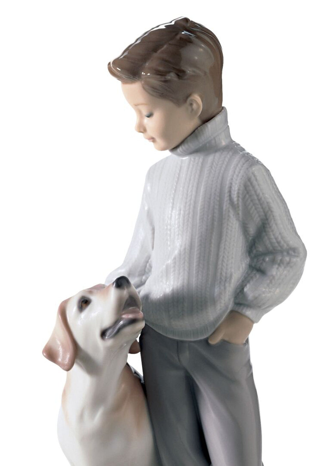 Lladro My Loyal Friend Dog Figurine