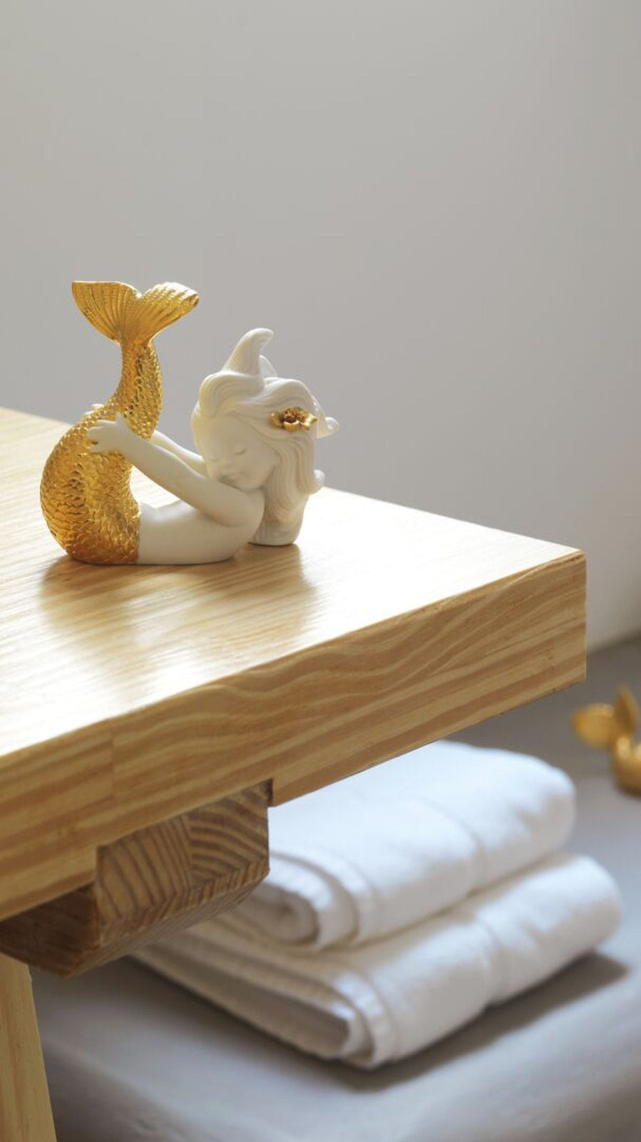 Lladro Playing at Sea Mermaid Figurine