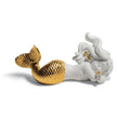 Lladro Day Dreaming at Sea Mermaid Figurine