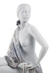 Lladro Nude with Shawl Woman Figurine