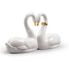 Lladro Endless Love Swans Figurine