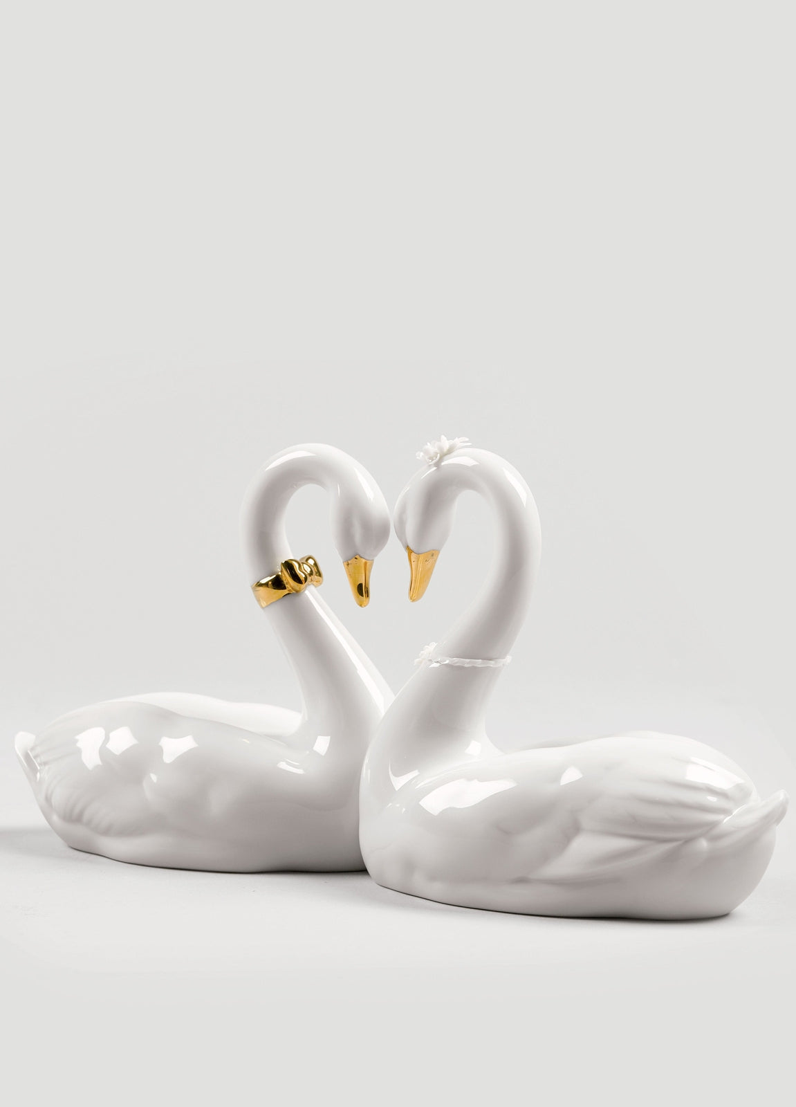 Lladro Endless Love Swans Figurine