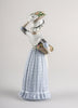 Lladro Flower Picking Woman Figurine