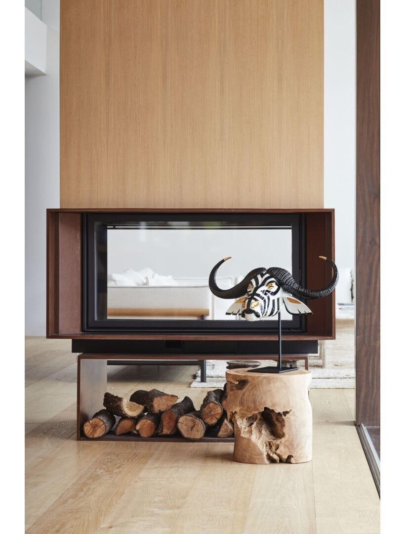 Lladro Buffalo Mask