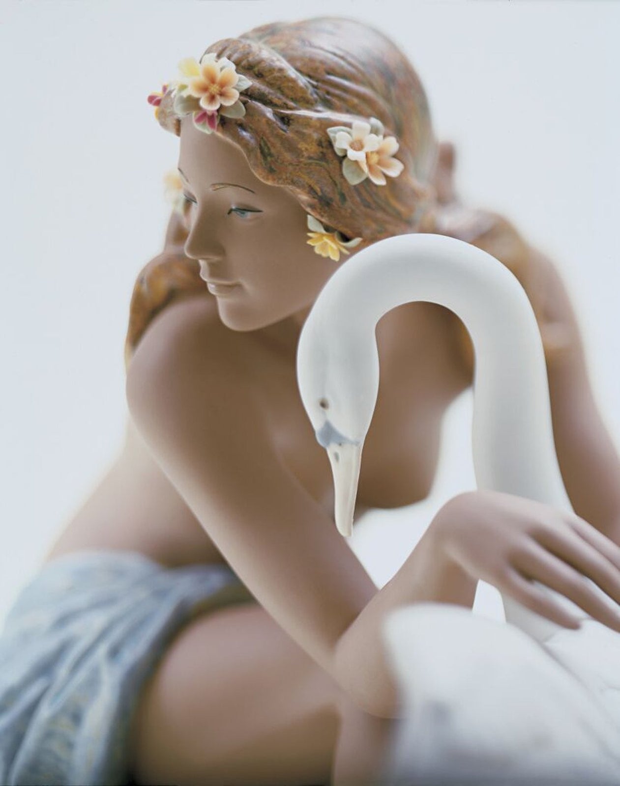 Lladro Leda and The Swan Figurine