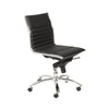 Euro Style Dirk Armless Low Back Office Chair