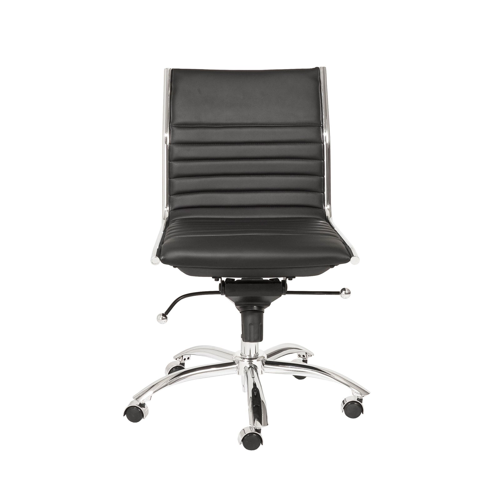 Euro Style Dirk Armless Low Back Office Chair