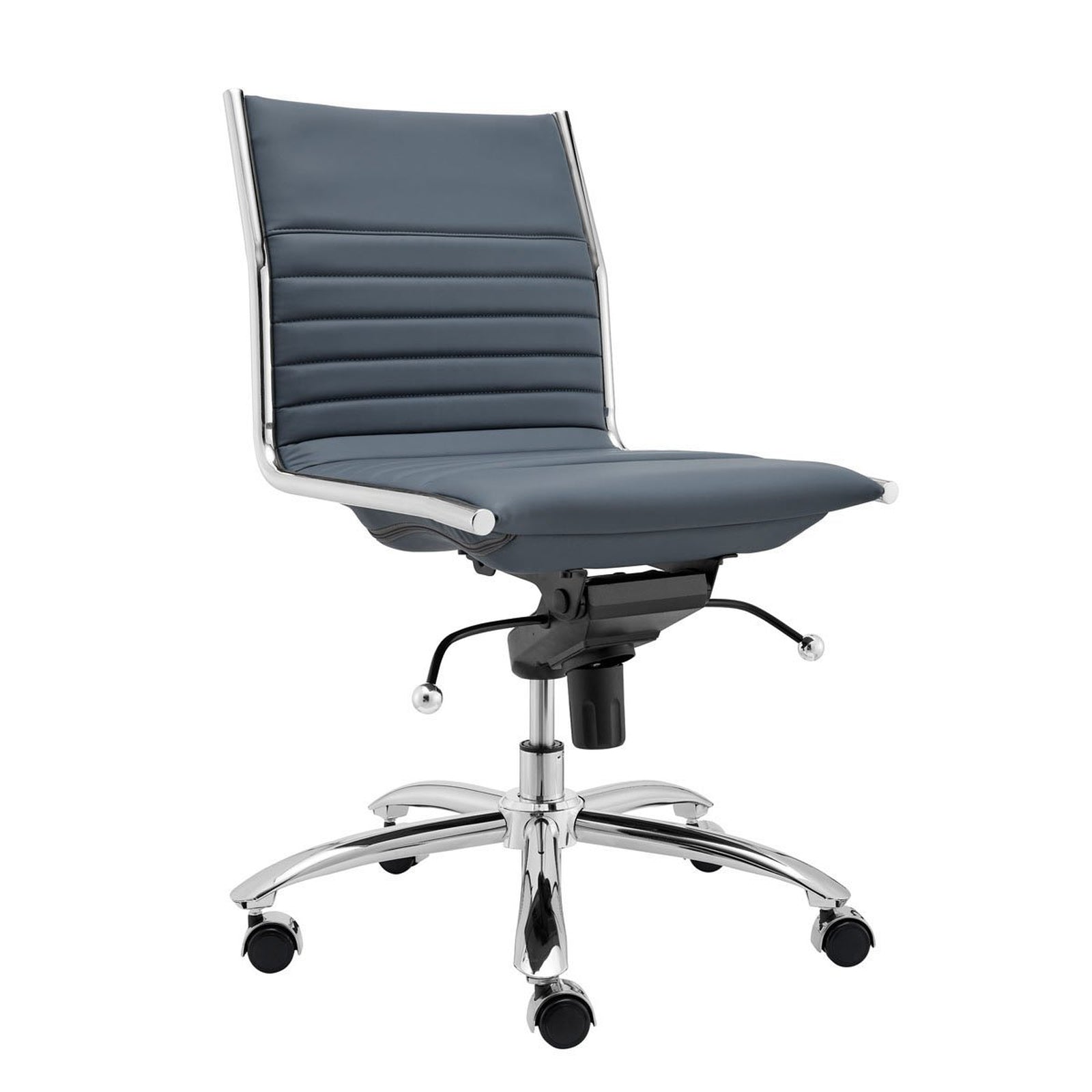 Euro Style Dirk Armless Low Back Office Chair