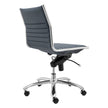 Euro Style Dirk Armless Low Back Office Chair