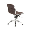 Euro Style Dirk Armless Low Back Office Chair