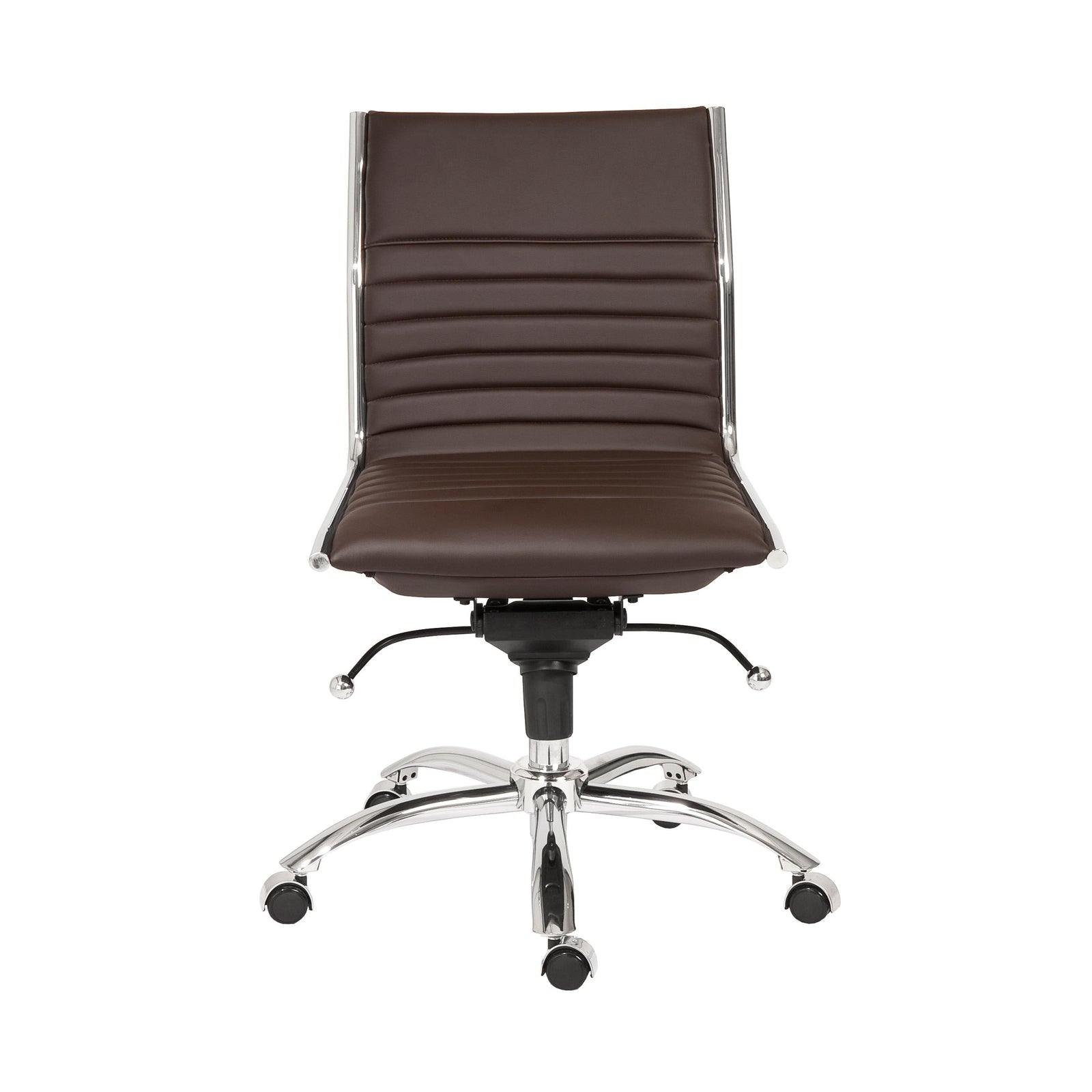 Euro Style Dirk Armless Low Back Office Chair