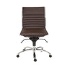 Euro Style Dirk Armless Low Back Office Chair