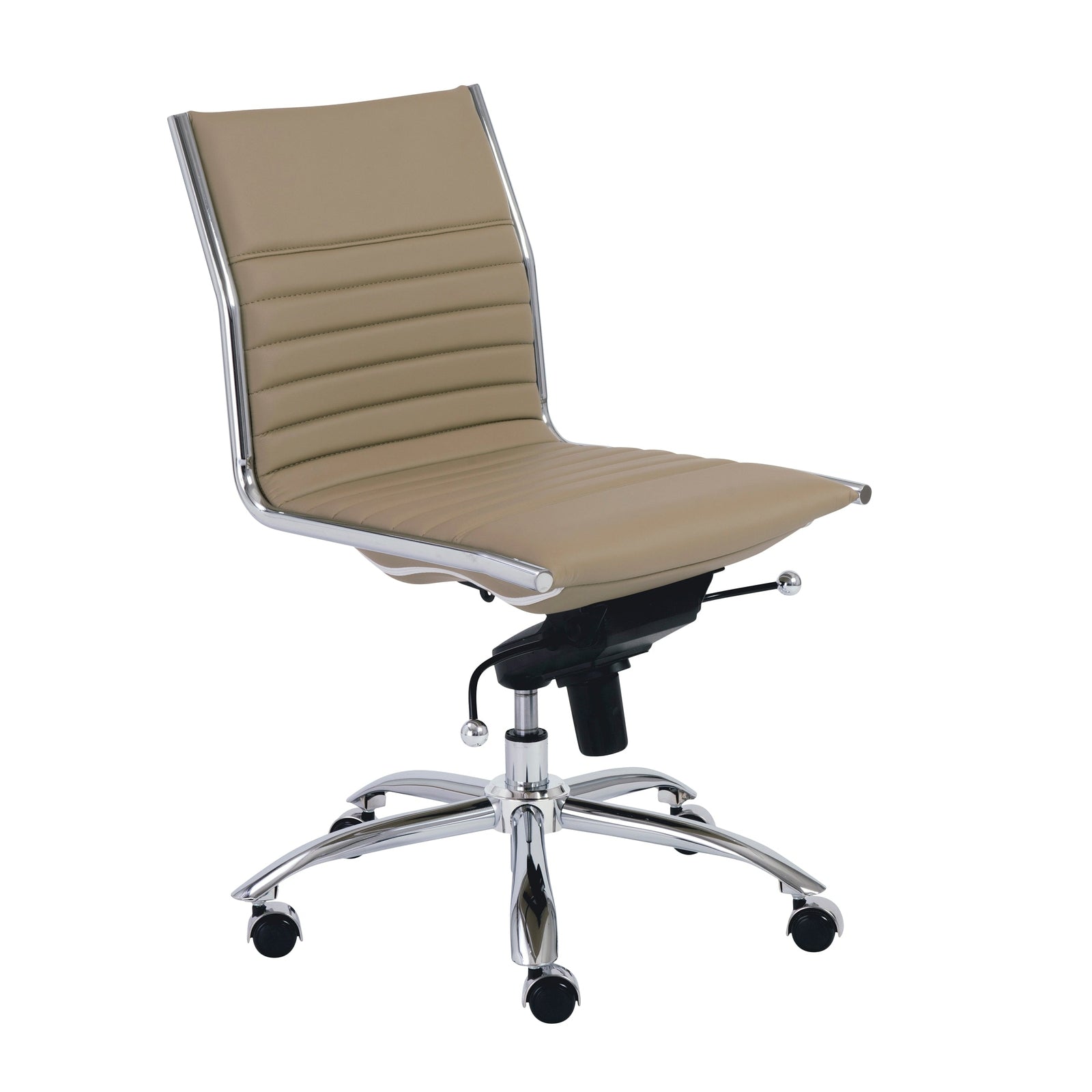 Euro Style Dirk Armless Low Back Office Chair