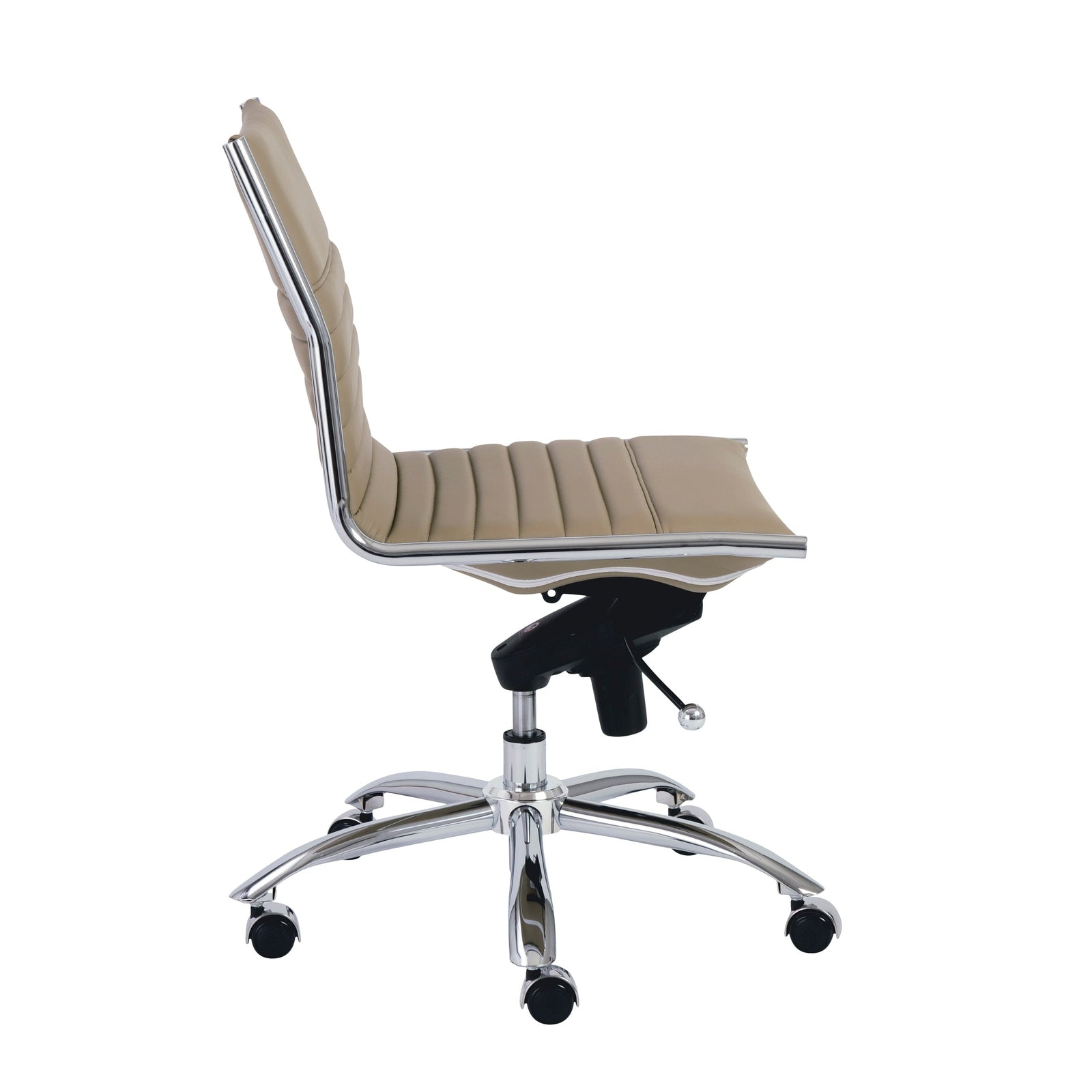 Euro Style Dirk Armless Low Back Office Chair