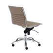 Euro Style Dirk Armless Low Back Office Chair