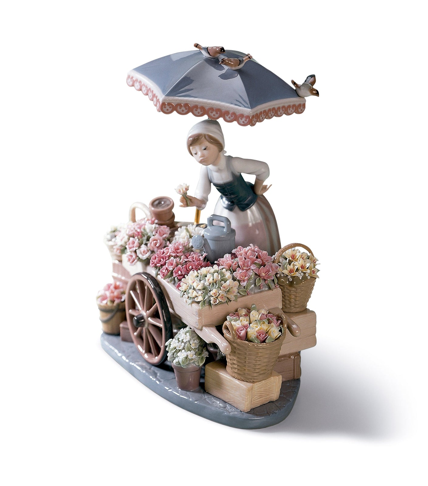 Lladro Flowers of The Season Woman Sculpture