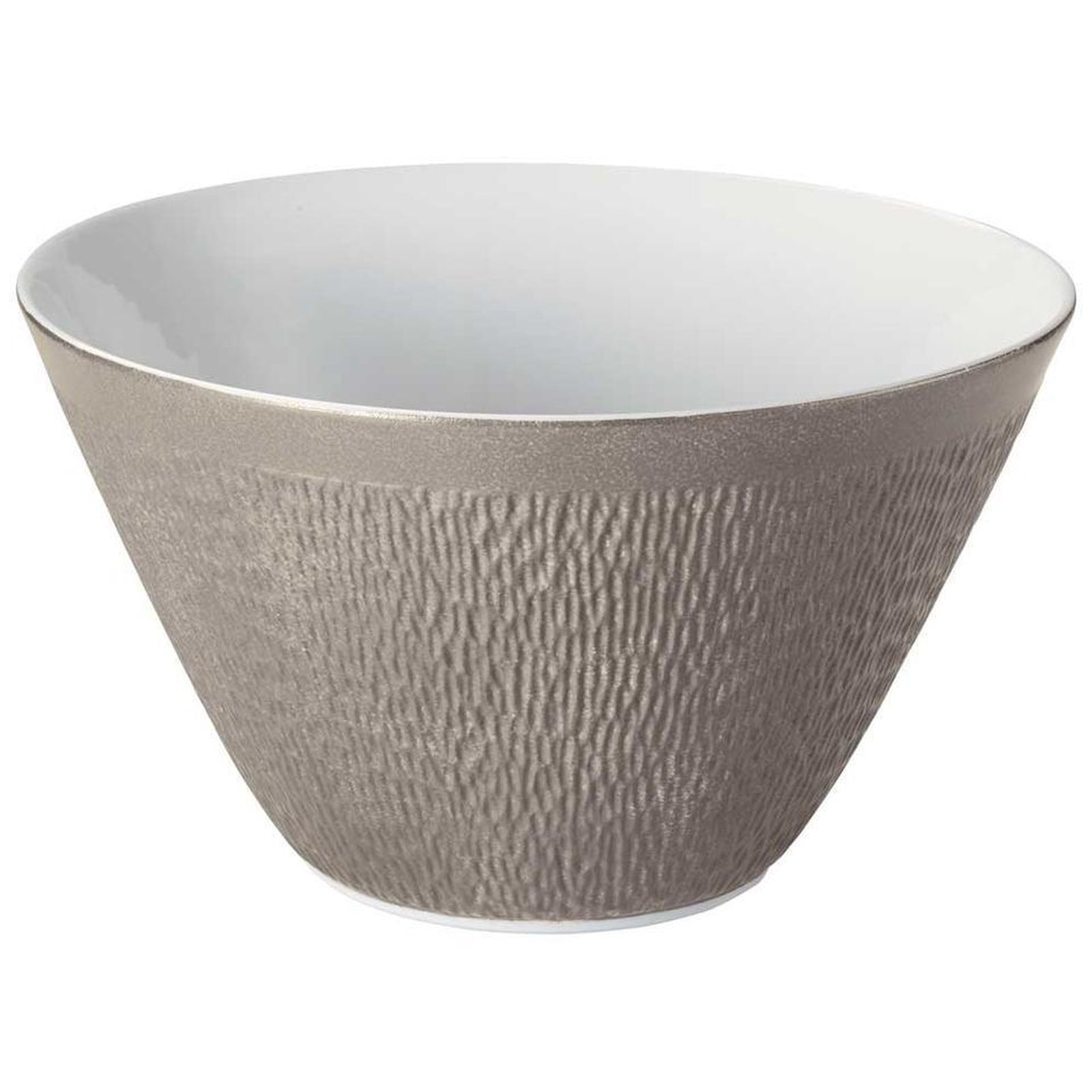 Raynaud Mineral Warm Grey Cone Shaped Salad Bowl