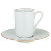 Raynaud Monceau Orange Abricot Expresso Saucer