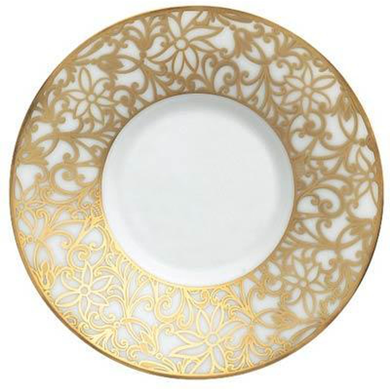 Raynaud Salamanque Or/Gold White Coffee Saucer