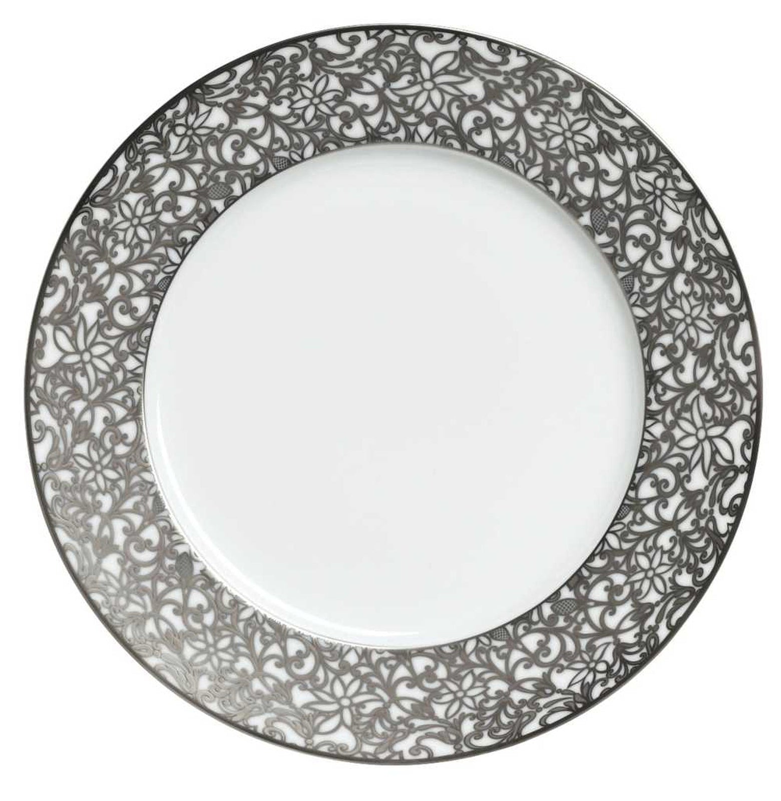 Raynaud Salamanque Platinum Black Salad Cake Plate