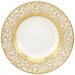 Raynaud Tolede Or/Gold White French Rim Soup Plate