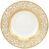 Raynaud Tolede Or/Gold White French Rim Soup Plate