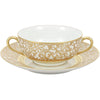 Raynaud Tolede Or/Gold White Cream Soup Cup