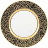 Raynaud Tolede Or/Gold Black American Dinner Plate