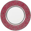 Raynaud Tolede Platinum Red American Dinner Plate