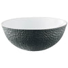 Raynaud Mineral Irise Black Calabash Shaped Salad Bowl