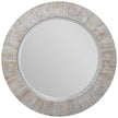 Uttermost Repose Whitewash Round Mirror