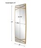 Uttermost Gentry Oversized Gold Mirror